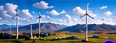 Illustrative clean energy installation